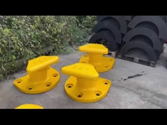 Anclaje de hierro fundido resistente a la corrosión Bollards estable Anclaje de buques resistentes en ambientes hostiles