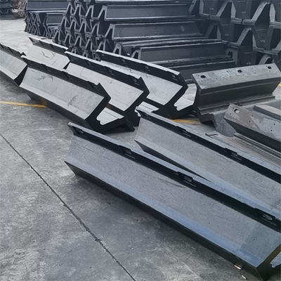 protección de goma del muelle del color del negro de las defensas NR 500H del arco 417kNm