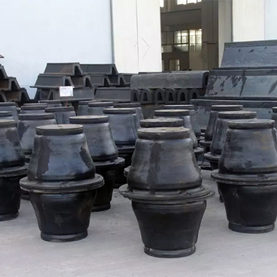 Defensas negras del muelle de la prenda impermeable de la defensa de Marine Cone Shape Dock Rubber