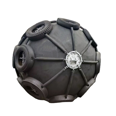 26 acoda defensas del dique flotante de los 2.5M Yokohama Rubber Fender 50kPa