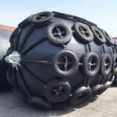 el 1.5*3.0M Pneumatic Rubber Fender ISO17357-1: 2014 50kPa Marine Floating For Davit