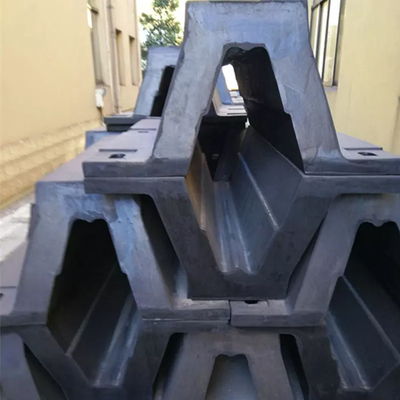 Certificado absorsión de energía industrial del color de la defensa de goma negra CCS del arco