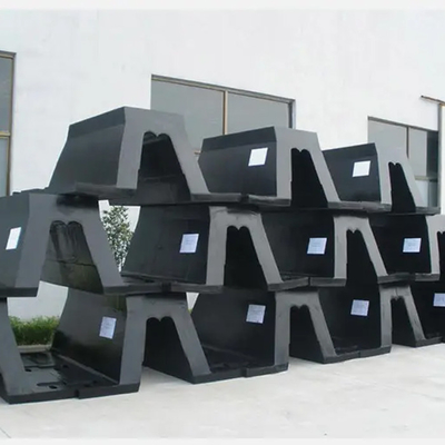 Certificado absorsión de energía industrial del color de la defensa de goma negra CCS del arco