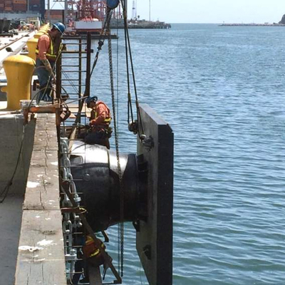 Certificado portuario del ABS de las defensas del caucho de nitrilo que atraca para la protección