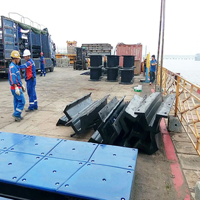El tipo muelle de V montó defensas lleva la resistencia anticolisión