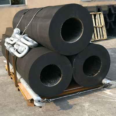 Material de goma natural de las defensas cilíndricas SBR EPDM del barco del OEM