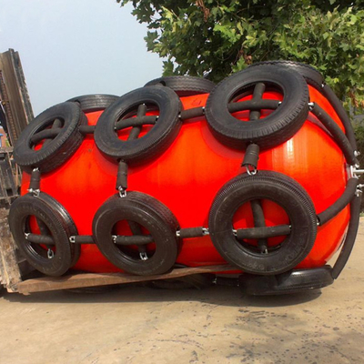 los 3.3*6.5M Floating Foam Fender llevan - la PU resistente hace espuma defensa llenada