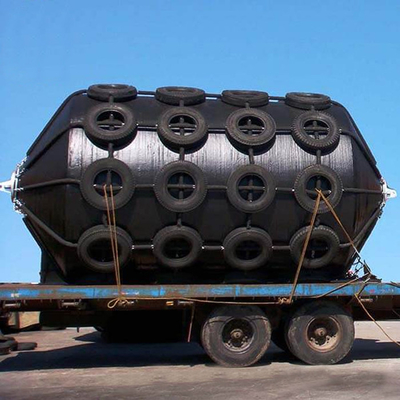 marina de guerra Grey Wear Resistant Polyurethane Cover del 1.5*3.0M Floating Foam Fender