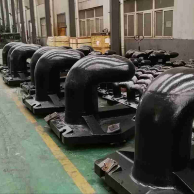 Los bolardos estándar del amarre de la AIPCN el acero del arrabio 150 toneladas de bolardos del cuerno