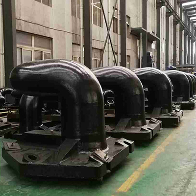 Bolardo resistente del arrabio que amarra 100 toneladas para atracar de la nave del muelle del barco