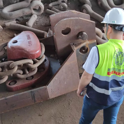 Los bolardos estándar del amarre de la AIPCN echaron las 30 toneladas de acero para el barco del muelle