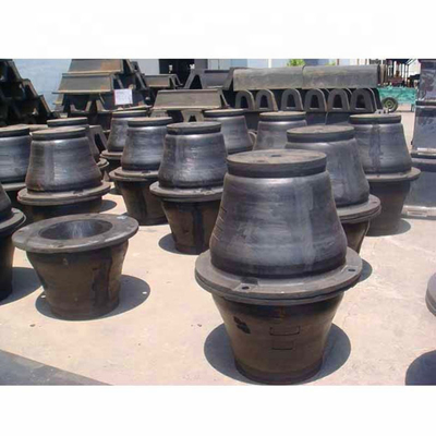 Tipo defensa de goma DF1000H PIANC2002 del cono del muelle para la protección de la nave del barco