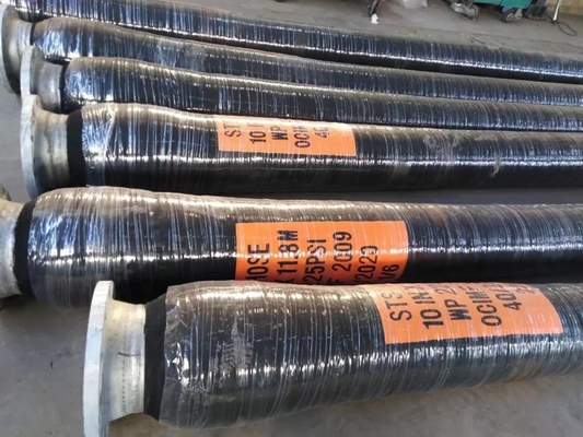 Petróleo de gasolina y aceite de goma reforzado materia textil flexible de la manguera del Sts con el alambre de acero de la hélice