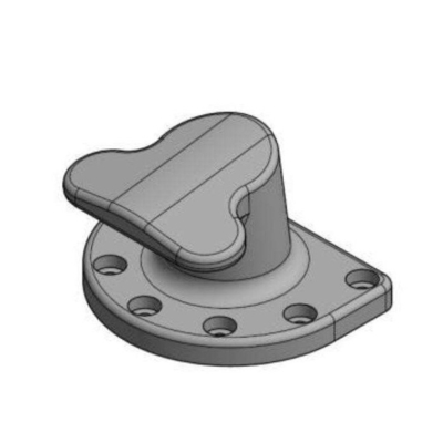 Muelle Pier Quay Tee Head Bollard que amarra a Marine Cast Iron Qt 450