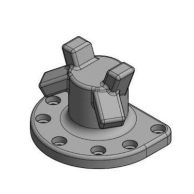 Muelle Pier Quay Tee Head Bollard que amarra a Marine Cast Iron Qt 450