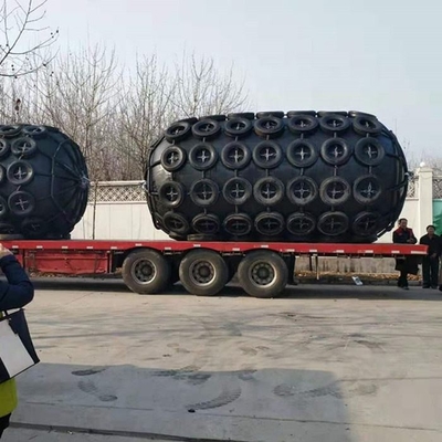 Defensa de goma 50 Kpa los 3.3*6.5m de Iso17357 Yokohama con la válvula de seguridad