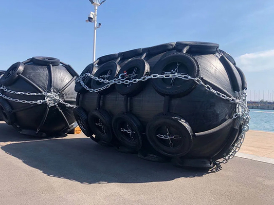 extra grande enorme Yokohama de la defensa de goma neumática inflable de los 4.5*9m