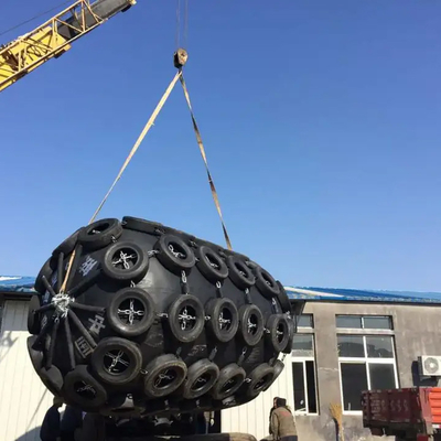 Defensa de goma neumática flotante profesional Yokohama para que nave atraque