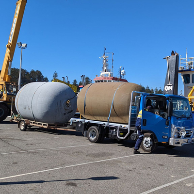 Altura adaptable de la alta de la abrasión defensa de goma cilíndrica del muelle para Marine Usage