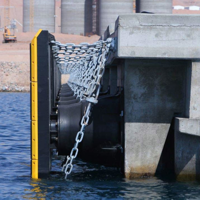 Sistema de parachoques de las defensas 600m m de goma cónicas para Marine And Infrastructure