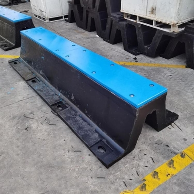 Defensa de goma modificada para requisitos particulares de la anchura V para el buque de barco del muelle marino