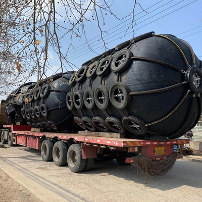 50kPa defensa de goma neumática ISO17357-1: Certificado de la BV de 2014 especificaciones