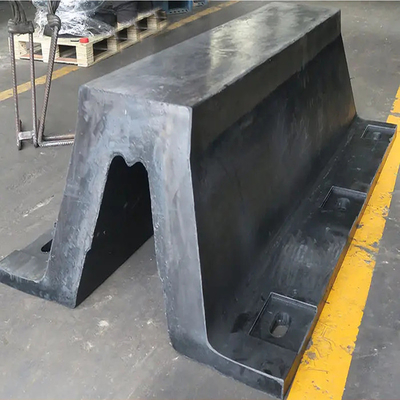 Extruso de caucho para puertas de embarque parachoques en forma de V 8 Mpa resistencia a la tracción