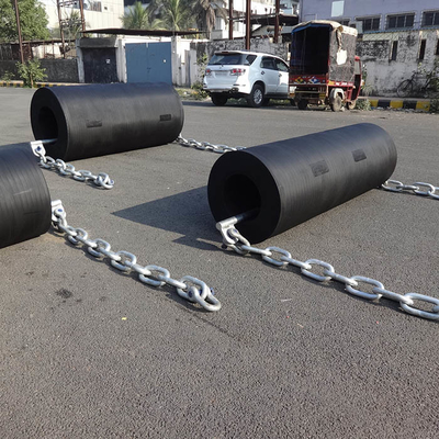 Fenders marinos cilíndricos de caucho de gran gran plasticidad