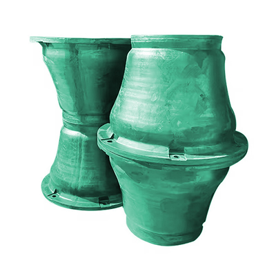 Fenders de caucho de cono fijo para parachoques de alta elasticidad