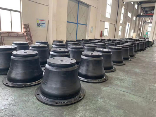 Fenders de caucho de cono fijo para parachoques de alta elasticidad