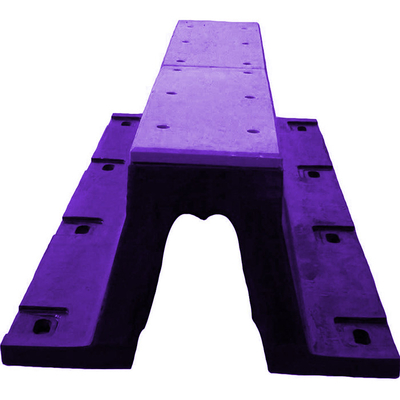 Resistente a la intemperie Fender de caucho de arco marino V Fenders Fender de barco remolcador