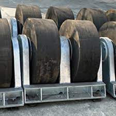 Fenders de rodillos para botes Fenders de rodillos de goma para pontones