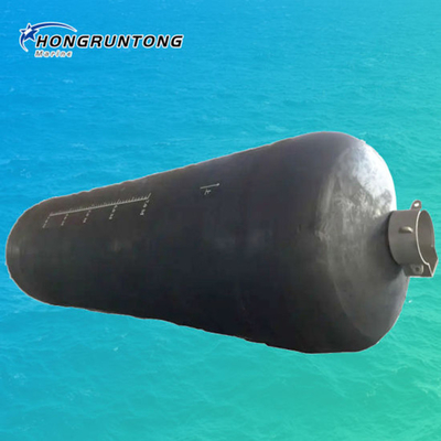 D3.3*L6.5m Paradores de submarinos Paradores de caucho neumáticos de cadena hidráulica