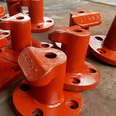 Diseño de bolardos de amarre de acero con acabado de plata con certificación ISO 9001