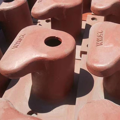 Bollardos de amarre de acero personalizados para atraque con acabado de plata de diseño estándar