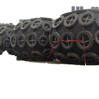 Alta durabilidad Yokohama Fender en negro para la prevención de colisiones de buques