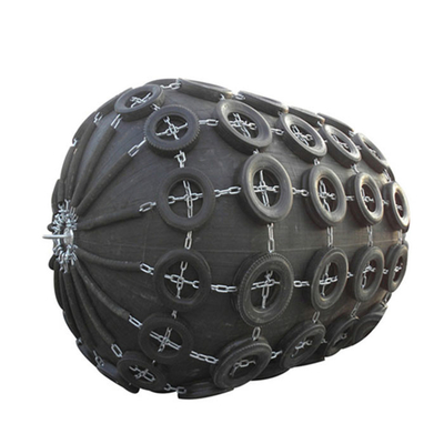 D1000 L1500 Fender neumático de caucho marino Pontoón Boia inflable