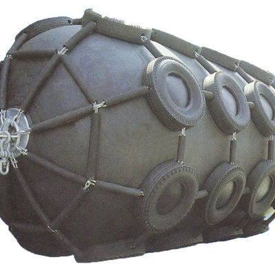 Flexible Fender naval neumático cilíndrico / airbag Fender de goma con resistencia a la tracción y baja abrasión