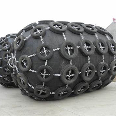 Resistencia a los impactos y resistencia a la tracción Fender marino neumático de forma cilíndrica