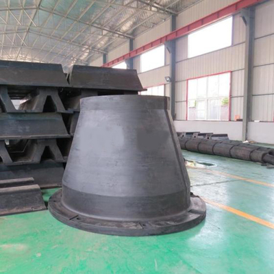 Fender de goma cónico de alta durabilidad y eficiencia con bajo mantenimiento