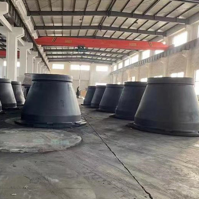 Fender de goma cónico de alta durabilidad y eficiencia con bajo mantenimiento