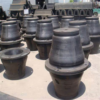 Fenders de caucho de cono negro personalizados para soluciones de sistemas de atraque de buques