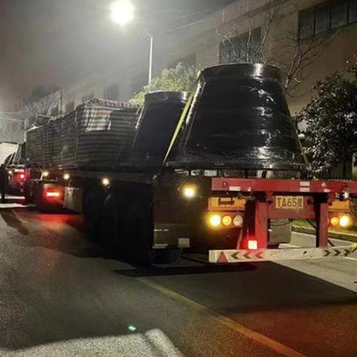 Parche de caucho en forma de cono para protección de embarcaciones y muelles