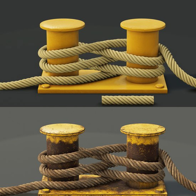 Bollardos de amarre de altura ajustable de superficie antideslizante Bollardos náuticos