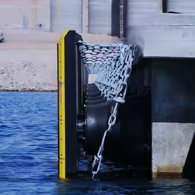 Equipo marino Fender de goma cónico utilizado para evitar que los buques choquen contra los muelles