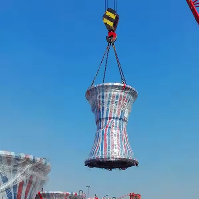 Fender de goma cónico de alta absorción de energía con panel frontal y servicio de corte de procesamiento