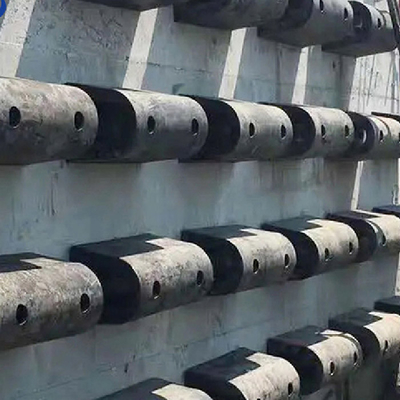 Fenders de tipo D de muelle personalizado remolcador de caucho para puerto