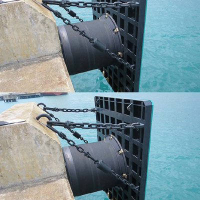 China Profesional Super Celda Barco Fender de caucho Marina para el atraque