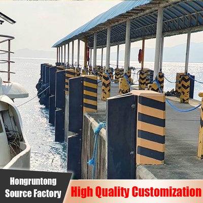 Defensa de arco de goma de alta elasticidad para muelle de barco, colores personalizables y opciones de tamaño múltiple