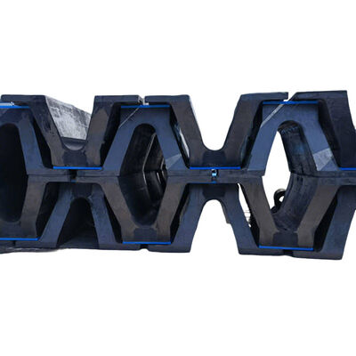 Fender de caucho de arco Distribución uniforme de la fuerza Bajo mantenimiento Alta resistencia a la compresión